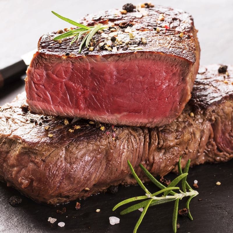 Beefsteack de Noble Boeuf "Chianina" 350g, un qualité de viande italienne exceptionnelle.