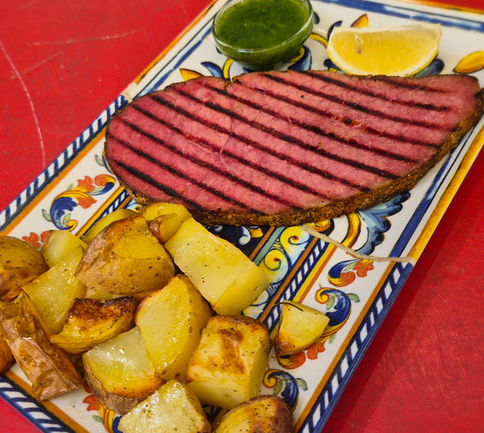 Jambon de Bœuf grillé à la fonte