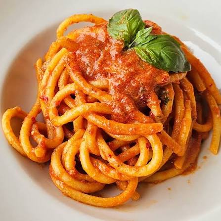 Bigoli sauce Tomate (100% végétarien)