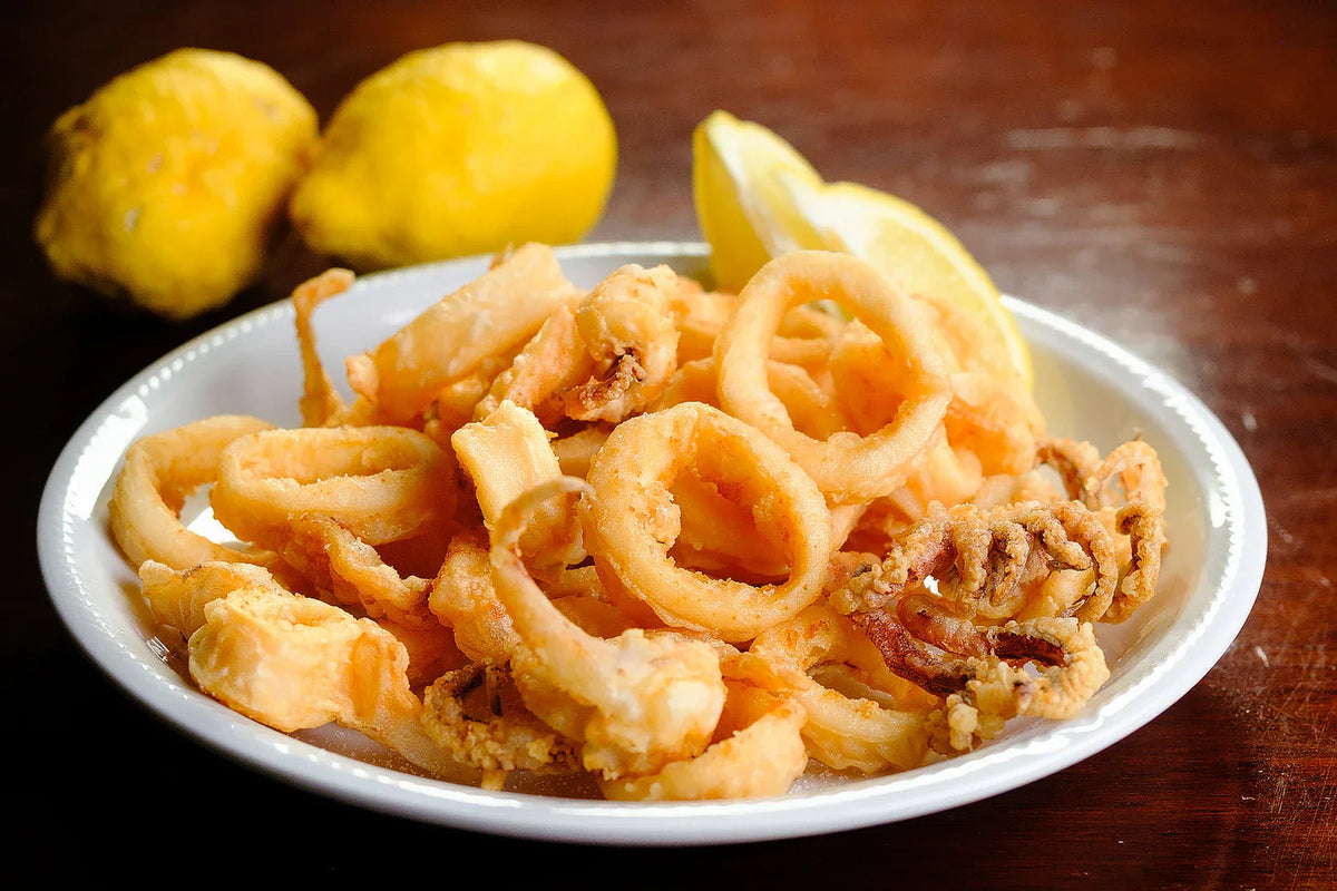 Calamaretti farine' en friture