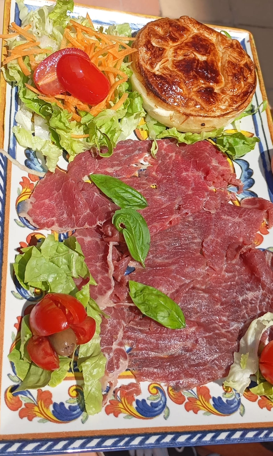 Torta Verde à la Ligure& Jambon de Bœuf