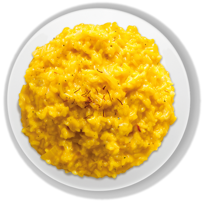 Risotto alla Milanese, au Safran tavola calda