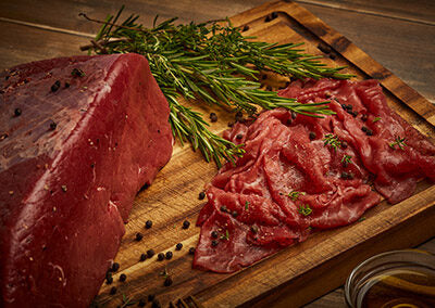 " Carne Salada " carpaccio de Boeuf (125g) typique des Alpes